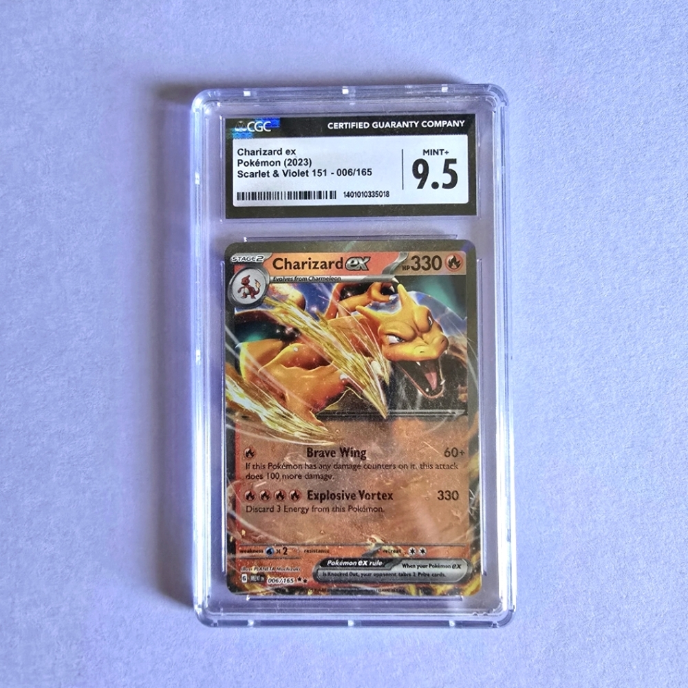 Pokémon TCG Charizard EX CGC 9.5